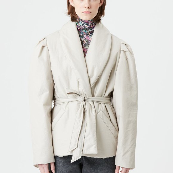 【関税込み】Isabel Marant ベージュ Cilabadi ジャケット Isabel Marant Beige Cilabadi Jacket | REVERSIBLE